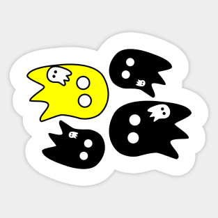 Spooky ghost party Sticker